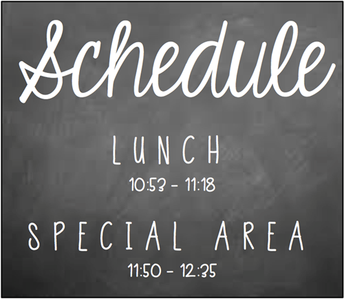 Schedule 